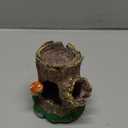 Fish Tank Decorations Aquarium Decor - Small Fish Cave Aquarium Accessories Stump House Hideout, Resin Fish Tank Cave Betta Goldfish Hideout