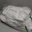 BIOLINEN 100% Cotton Terry Shawl Collar Bathrobe with Slippers (One Size, White)