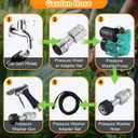 10 PCS pressure washer quick connect kit (with Storage Bag), Quick Connect Hose Fittings, M22-14mm Swivel to 3/8" Quick-Connect3/4" to Quick ReleasePressure Washer Accessories
