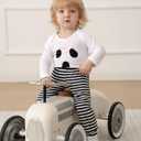 Baby Boy Clothes Infant Newborn Outfits Long Sleeve Letter Print Romper + Hat + Pants Set (0-3 Months)