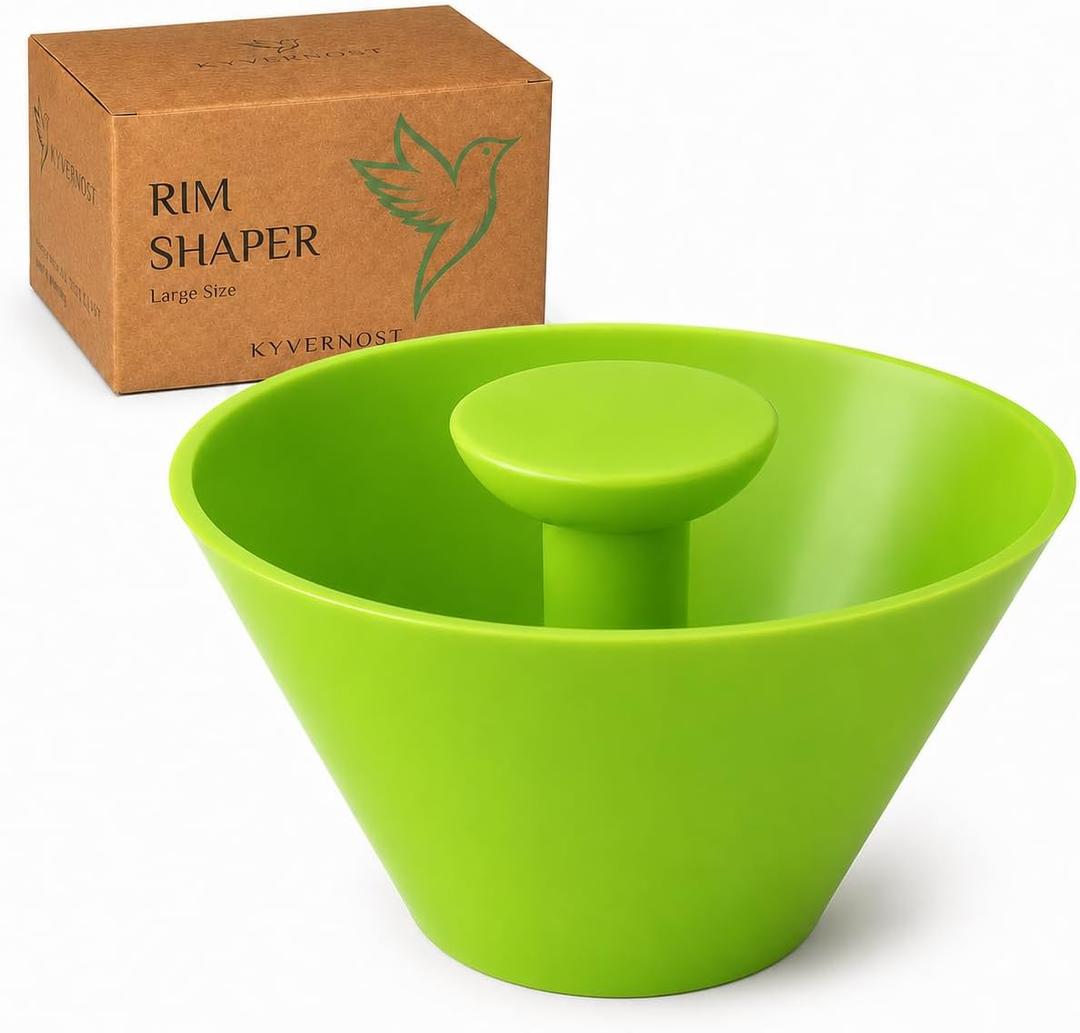 Large Pottery Rim Cone Shaper for Clay, Ceramic Rim Tool for Bowls and Mugs