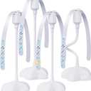 Fly Fans for Tables, 4 Pcs Food Fan to Keep Flies Away (White)