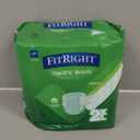 FitRight Extra+ Adult Diapers, Disposable Incontinence Briefs, Leak-Proof Diaper, Absorbent Briefs for Men and Women, Maximum Protection, 2XL, 60  70 in, 20 Briefs per Bag