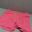 SILKWORLD Men's Swim Trunks Quick Dry Beach Shorts with Pockets (XX-Large, Pink)