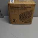 SPECILITE 50ft 304 Stainless Steel Garden Hose Metal, Heavy Duty Water Pipe with Nozzles for Yard, Outdoor - Flexible, Never Kink & Tangle, Puncture Resistant (Sliver)