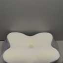 Fyova Cervical Pillow for Neck and Shoulder,Contour Memory Foam Pillow,Ergonomic Neck Support Pillow for Side Back Stomach Sleepers with Pillowcase