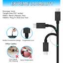 2 x Charger Cord Cable Compatible with Samsung Galaxy Tab - 5 Feet for Samsung Galaxy Tab A 10.5"(2018) 10.1"(2019), Tab S3 9.7" (2017) S4 10.5"(2018) S5e(2019), Tab Advanced2 Active 2 Tablet USB C Cable