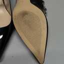 YDN Women Trendy Metallic Spiral Heels Slip On Sandals Rhinestone Strap Pumps Pointed Toe Mules Party Shoes (9, Black Pearls)