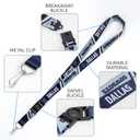 Rico Industries NCAA 18" x 1" Premium Unisex-Adult Safety Breakaway Lanyard
