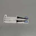 Philips Sonicare C3 Two-in-One - Genuine Replacement Electric Toothbrush Heads, Black, 4 Pack One Year Supply, HX9044/95