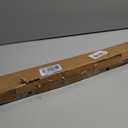 Ivilon Drapery Window Curtain Rod - End Cap Style Design 1 Inch Pole. 48 to 86 Inch Color Brushed Nickel