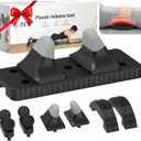 Psoas Release Tool-Hip Hook Psoas Muscle Release Tool Fully Adjustable for Myofascial,Back,Hamstrings,Iliacus,Waist Pain,Hip Flexor Release Tool and Trigger Point Massage Tool (Black)