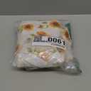 LifeTree Baby Muslin Swaddle Blankets for Boys & Girls, Newborn Swaddle Set with Matching Headband Bow, Infant Blanket Wrap, 47 x 47 inches, Sunflowers, 70% Viscose from Bamboo and 30% Cotton