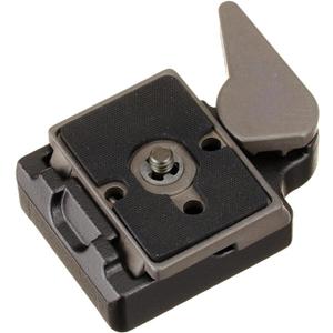 Manfrotto 323 RC2 Rapid Connect Tripod Adapter with 200PL-14 Quick Release Plate - Replaces 3299-Black