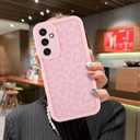 MOWIME Compatible with Samsung Galaxy A16 5G Case, Cheetah Print Shockproof Soft TPU Protective Cover for Women Girls, Slim Anti Scratch Leopard Case for Galaxy A16 5G 6.7 Inch, Pink