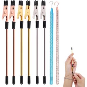 8 Pcs Bracelet Helper Tool to Put on Yourself, Metal Bracelet Helper Tool with Hook