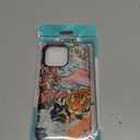 Case for iPhone 14 Pro Max, Hybrid Heavy Duty 2 in 1 Full Body Rugged Shockproof Protection Glossy Case for iPhone 14 Pro Max - Fun Tiger Butterfly Collage