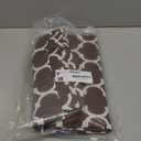 Smiry Rectangle Picnic Table Cover, Waterproof Elastic Fitted Camping Tablecloths for 8 Foot Tables, Wipeable Flannel Backed Vinyl Tablecloth Protector for Indoor, Outdoor (Coffee, 30x96 Inches)