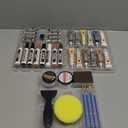 Wood Furniture Repair Kit- Set of 41 Laminate Vinyl Floor Repair Kit Wood Fillers,Floor Scratch Repair, Touch Up Markers, Restore Hardwood Scratches, Cracks, Hole for Floor, Table, Door, Cabinet