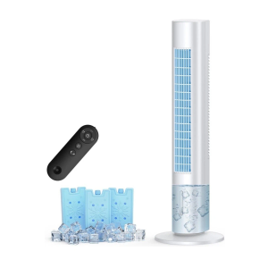 35 INCH Evaporative Air Cooler, 2024 Upgraded Swamp Cooler Air Conditioner 20Ft Remote, 70°Oscillation Windowless Air Conditioner, 3 Speeds, Smart Timer for Auto-Off, Air Cooler for Room Bedroom