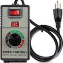 AC Motor Speed Controller 100V-120V 15A Variable Speed Regulator for Router, Drill, Fan, and Polishing Machine - Electronic Voltage Regulator with Overload Protection and LED Display