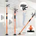 Adjustable Support Pole - Cabinet Jack, Drywall Lift, 45"-114" Adjustable Height, Supports Up to 154lbs, 3rd Hand,Cabinet Jacks for Installing cabinets,Ceiling, Cargo Bars,(45"-114" 2PC)