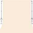 Cream Photography Backdrop for Photoshoot, Photo Backdrop Curtain, Perfect Cream Backdrops for Party Portrait Photoshoots Video Studio 10FTx10FT