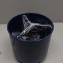 Plastic Rotating Extra Large Utensil Holder Crock with No-Tip Weighted Base, Removable Divider, And Gripped Insert - Dishwasher Safe Kitchen Utensil Holder For Kitchen Counter: Blue Utensil Caddy