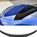 KHK E90 Rear Spoiler, Gloss Black Rear Trunk Spoiler Wings, ABS Material M4 Style Rear Spoiler Wing Lid Fits for 2006-2011 BMW E90 3-Series 4 Door Sedan & 2008-2011 for BMW M3 Sedan