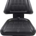 GXYWADY Tractor Suspension Seat for John Deere 1020 1530 2020 & New Holland 3000 3300 3400, Black