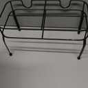 mustry Glass Drink Dispenser for Parties, 1 Gallon Beverage Dispenser with Stand and Spigot Solid Stainless Steel, Used as Lemonade Dispenser Sun Tea Jar Kombucha Jar, Set of 2