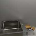 18x18 Inch Drop In Bar Sink, 18 Inch Small Kitchen Sink, Topmount Stainless Steel Small Kitchen Bar Sinks for Laundry Wet Bar Prep RV Office Outdoor Yard