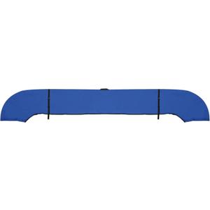 X AUTOHAUX Square Frame Bimini Top Storage Boot Cover with Stern Light Hole Boat Bimini Storage Bag with 2 Fixed Straps for 3 Bow 4 Bow 1 Set (Blue)