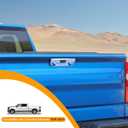 Hoolcar Tailgate Handle Cover Rear Door Handle Trim Compatible with 2019-2025 Chevrolet Silverado Texas Edition/Silverado LT 1500 Custom, Exterior Accessories, Chrome