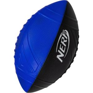 Nerf Pro Grip Football, Blue, Classic Foam Ball, Easy to Catch & Throw, Sports Toys, Christmas Gifts or Stocking Stuffers for Kids