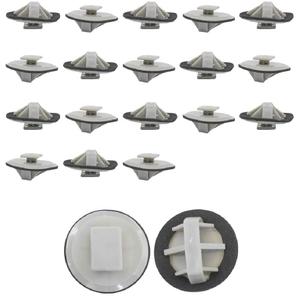 13126-19133A 20x Side Skirt Rocker Molding Retainer Clips - Compatible with Mazda - Replaces OEM #: BP4L51SJ3