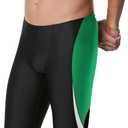 Speedo Men's Swimsuit Jammer Endurance+ Splice Team Colors - Manufacturer Discontinued (Green, M)