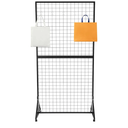 Panel Display Stand, Grid Wall Panels W/Wheels&T-Base, Floorstanding Retail Display for Home, Store, School, Kitchen, Wedding, Florist, Craft Fair Display, Retail Store, Office
