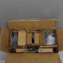 Bathroom Accessories Set, 6Piece Bathroom Accessory Set, Toothbrush Holders Set, Soap Dispenser, Vanity Tray, Tumbler, Cotton Swab Jars, Bathroom Organizer for Modern Bathrooms(Matte Black)