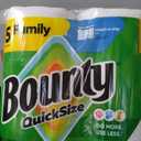 Bounty Quick Size Paper Towels, White, 8 Family Rolls