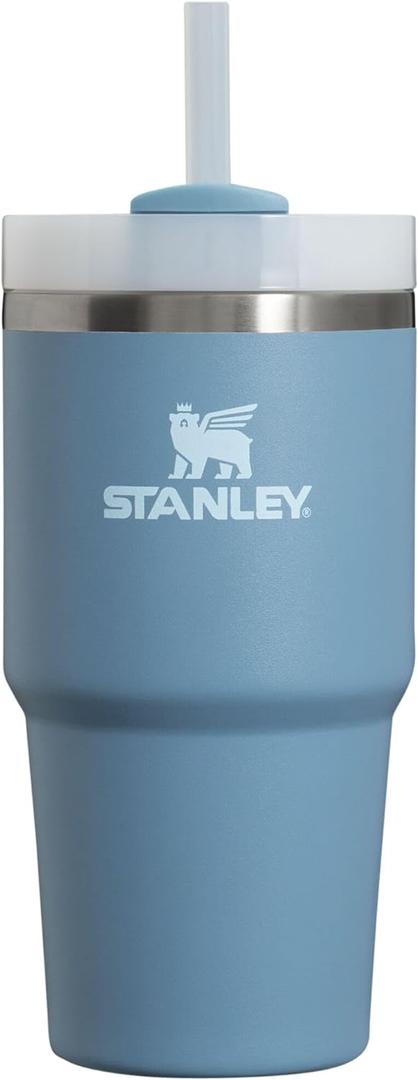 Stanley Quencher H2.0 Tumbler with Straw 20 oz | Flowstate 3-Position Lid | Cup Holder Compatible for Travel | Insulated Stainless Steel Cup | BPA-Free | Indigo