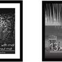 Americanflat Engineered Wood Photo Frame Bundle with 13x19 and 17x23 Sizes