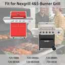 Hisencn 17 Inches Grill Grate and Griddle for Nexgrill Replacement Parts | 1-Pack Stainless Steel Cooking Grate for Nexgrill 4&5 Burner 720-0830H,720-0830X,720-0888S,720-0830D,720-0783C,720-0783E