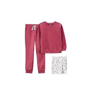 Simple Joys by Carter's girls 2-piece Playwear Set (6, Raspberry Red)