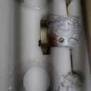 Champagne Bronze Bathroom Vanity Light Fixtures, Traditional Gold 2 Lights Wall Sconce Lighting with Large Opal Glass Shade, Porch Wall Mount Light Fixture for Bathroom, Mirror Cabinets Hallway Stairs