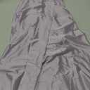 Satin Lavender Bridesmaid Dresses for Wedding Long Spaghetti Strap Sweetheart Neck Formal Gown with Slit Size 4 IIF006