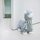 Marwood Cute Door Stopper Decorative Door Stops for Home and Office, Goat with Scarf Weighted Interior Doorstop Fabric Stuffed Animal Door Stopper Floor Decorative