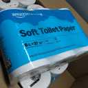 Amazon Basics 2-Ply Soft Toilet Paper, 30 Rolls (5 Packs of 6), 350 Sheets per Roll, Septic Safe, Equivalent to 185 Regular Rolls