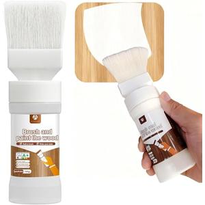 Anirun 6.35 oz White Touch-Up Paint for Wood, Cabinets, Furniture, Metal No Sanding, Fast Drying, Water Based Multi Surface (White)