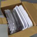 Delamu 2-Tier Multi-Purpose Bathroom Under Sink Organizers and Storage, Stackable Kitchen Pantry Organization, Pull Out Medicine Cabinet Organizer with Movable Dividers, White, 2 Pack